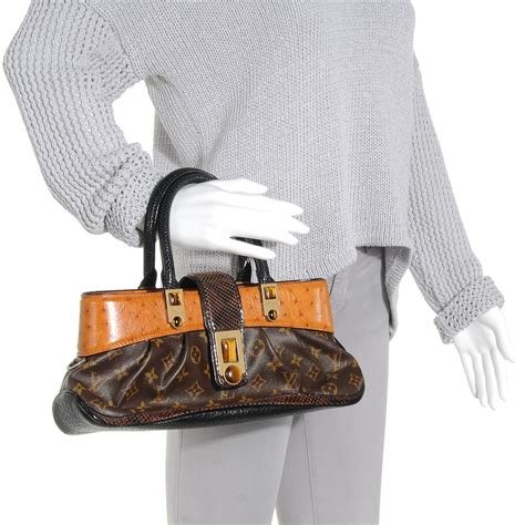 louis vuitton ostrich bag